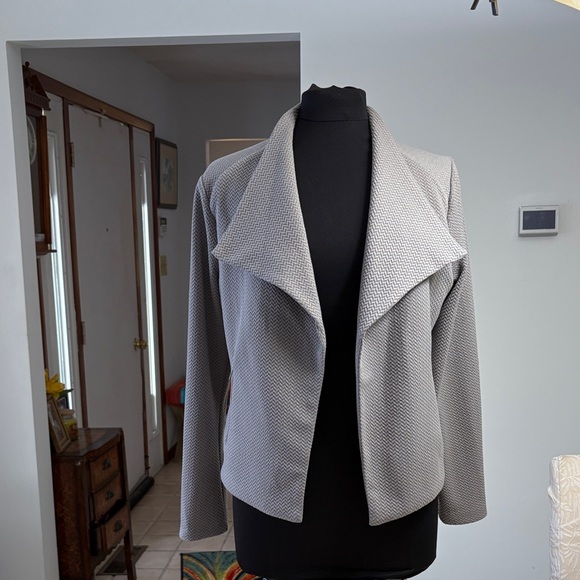 Calvin Klein Collection Jackets & Blazers - NWT Light Gray Calvin Klein jacket, absolutely no flaws.